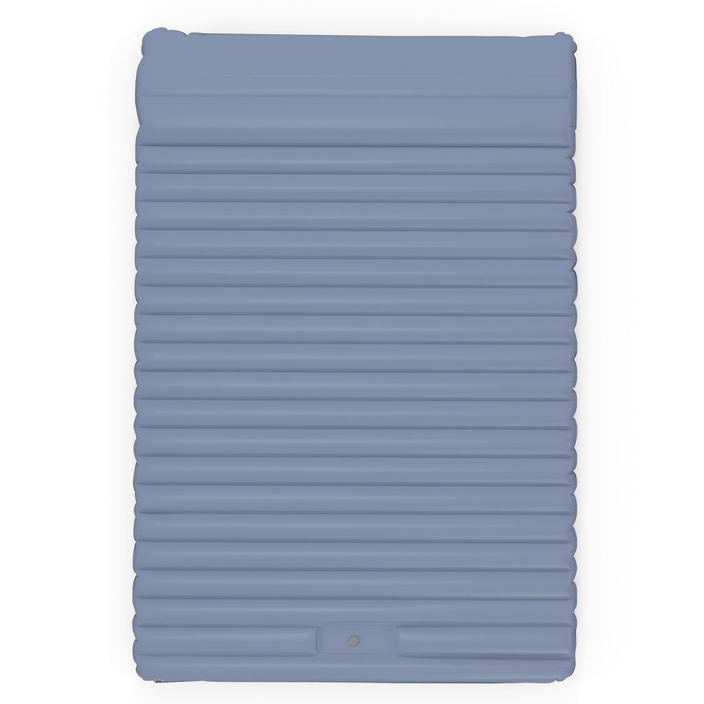 Outsunny Luftmatratze Campingmatratze, inkl. Luftpumpe, 1 Kissen, 200 x 135 x 10 cm, Blau