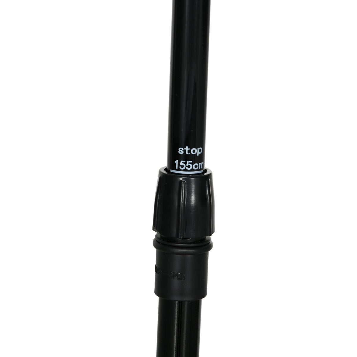 SPORTNOW Badminton-Set mit 2 Schlägern, 3 Federbällen, höhenverstellbar 107-155 cm, Schwarz-Grün