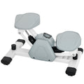SPORTNOW Mini-Stepper, Step-Maschine für Workouts und Fitness-Übungen, mit LCD-Monitor und rutschfesten Pedalen, Grau