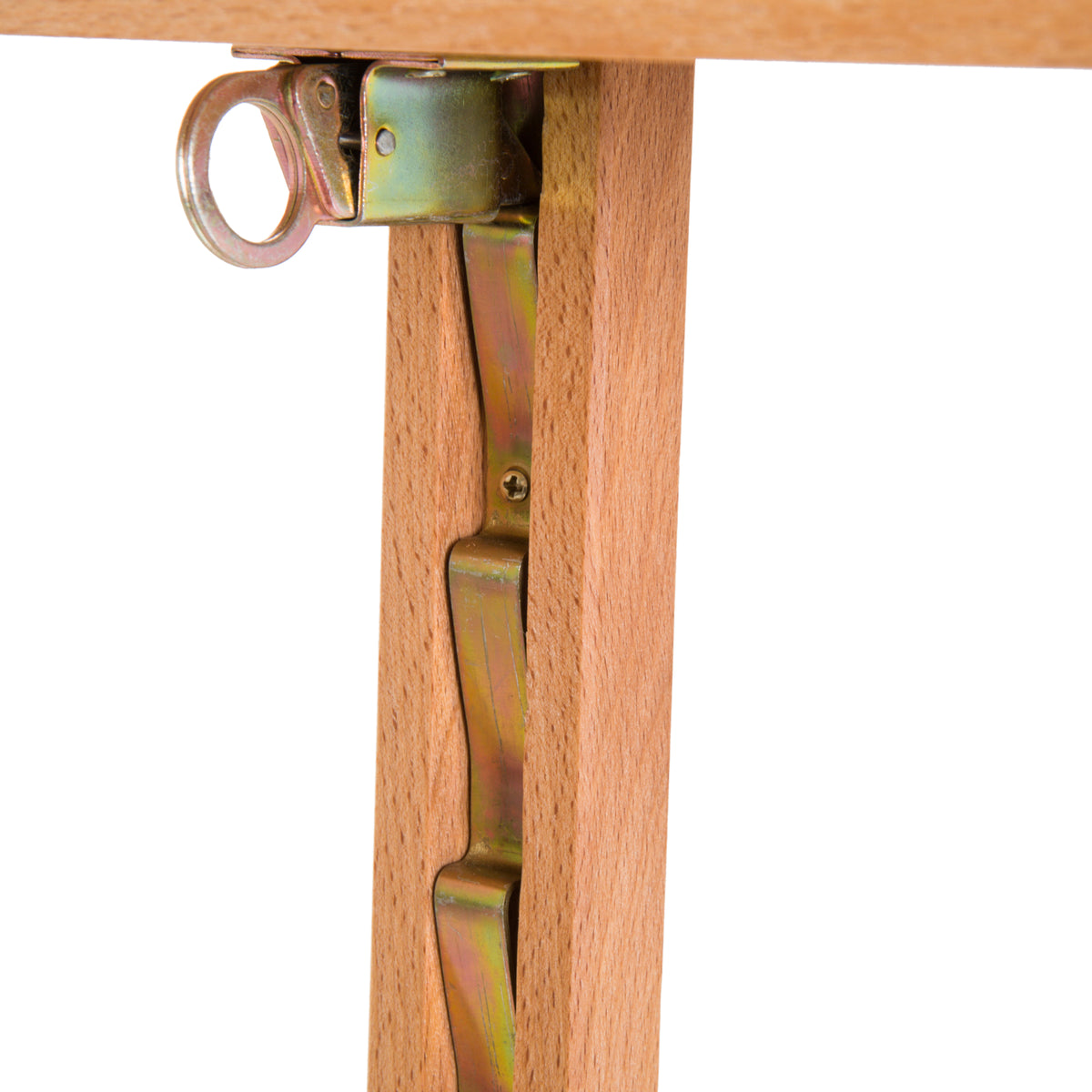 HOMCOM® Staffelei Keilrahmen 90° einstellbar mit Halterung Buche Natur